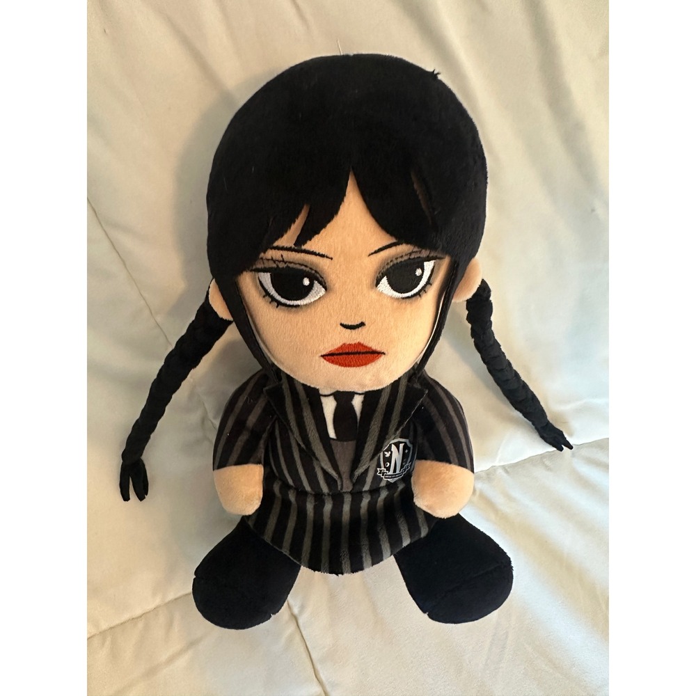 Wednesday Addams Plush Doll Netflix Series Nevermore Academy‎ Uniform YuMe 10´´